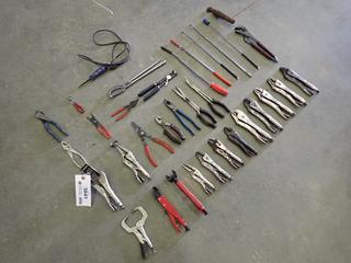 Assorted Hand Tools, Including: Vise Grips, Pliers, Retaining Ring Tools and More  (D-2)