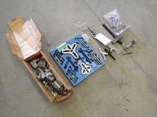 Assorted Parts, Hardware and Hand Tools, Including: MacPherson Strut Spring Compressor Flange Type Puller and More  (D-2)