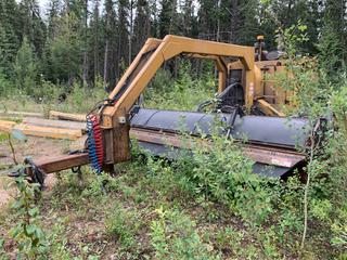 2004 Tow-Behind MB Sweeper 67-0401 Unit c/w Pintle Hitch, Cat 3126, 309 Hp Diesel Engine, w/ M-B Broom  Component, Sn 15-0363, (2) Sweeper Cores **LOCATED OFFSITE @ Fort McMurray Airport, 547 Snow Eagle Drive, Fort McMurray, AB Call Chris For Info @ 587-340-9961**