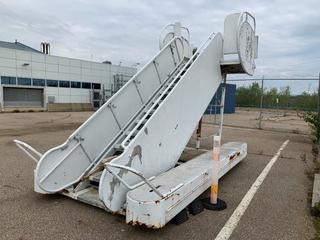 Portable Adjustable Staircase *Note: Working Condition Unknown* **LOCATED OFFSITE @ Fort McMurray Airport, 547 Snow Eagle Drive, Fort McMurray, AB Call Chris For Info @ 587-340-9961**