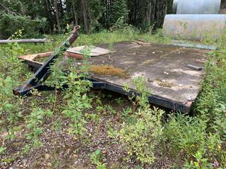 Rolling Platform w/ Pintle Hitch, Approx. 12 Ft. x 16 Ft. **LOCATED OFFSITE @ Fort McMurray Airport, 547 Snow Eagle Drive, Fort McMurray, AB Call Chris For Info @ 587-340-9961**