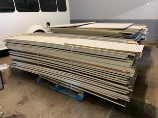 Assorted Milled Acoustic Panels, Various Sizes, Up To 10 Ft. Long **LOCATED OFFSITE @ Fort McMurray Airport, 547 Snow Eagle Drive, Fort McMurray, AB Call Chris For Info @ 587-340-9961**