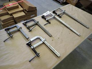 (5) Assorted L-Clamps, Including: Turnus Part 475-050 and Strong Hand Part UM85  (D1)
