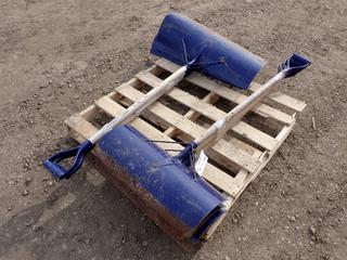 (6) Garant Yukon Steel Snow Pusher/Shovels