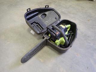 Poulan Woodsman 16 In. Power Saw w/ Poulan 2150, 42cc 2.1 C.1 Engine w/ Storage Case  (P-3-2)