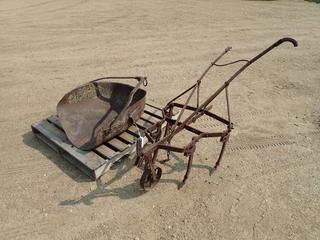 Manual Push Cultivator and Drag Bucket