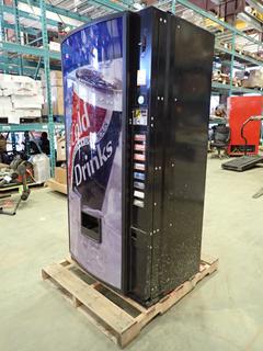Royal Vendors Inc. Model RVCDE 376-8 Beverage/Pop Vending Machine, 12A, 115V, 60HZ, Single Phase, SN 1367AI-0271, 26 1/2 In. X 37 In. X 72 In., *Note: Running Condition Unknown*   (Z)