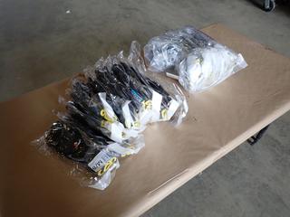 (24) Unused Pairs of Superior Gloves Dexterity Impact Resistant, Micropore Nitrile Palms Work Gloves, Part S15GPNVB/8, Size M/8   (C-1)
