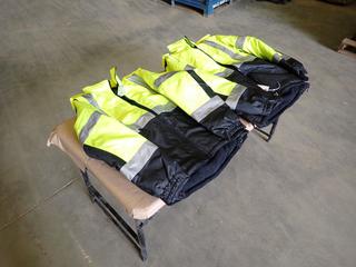 (2) Unused Gerber Outerwear Model Inner Jacket X Warm, Double Lined, High Visibility Jackets, Size XXS/R  (R-4-1)