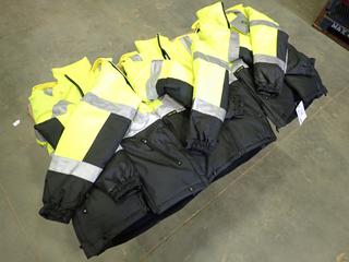 (3) Unused Gerber Outerwear Model Inner Jacket X Warm, Double Lined, High Visibility Jackets, Size XXS/R  (R-4-1)