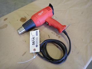 Milwaukee 8975-6 Heat Gun, 120V, 60HZ, SN 731A913371127, *Note: New Plug*  (E-1)