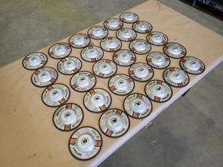 (30) Unused CGW Metal Grinding Disks, Type 27, 4 1/2 In. X 1/8 In.  (E-1)