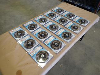 (15) Unused Osborn Pro Model 99093 4 In. High Speed Cable Knot Wire Wheel Brushes  (E-1)
