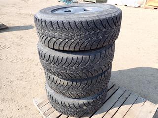 (4) Goodyear Ultra Grip Ice, Studdable Winter Tires, Size 265/70R17 on 6-Bolt Rims