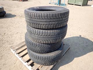 (4) Michelin Latitude X-Ice Winter 255/70R17 Tires