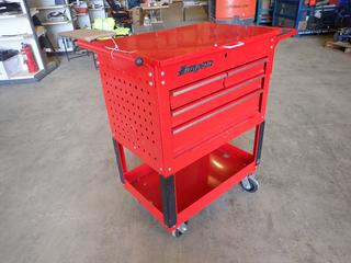 Snap-On 4-Drawer Portable Service Cart w/ Top Compartment, 30 1/2 In. X 21 In. X 41 1/2 In  (H)