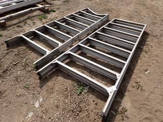 (2) Sturdy Ladder Inc. Aluminum Ladders, *Note: One Bent Top Rail*  (Row 4)