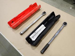PowerFist 1/2 In. Dr. Click-Type Torque Wrench, Part 2919389 and Toolex 1/2 In. Torque Wrench  (C-2)