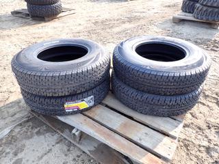 (4) Unused Grizzly ST235/80R16 14 Ply Tires