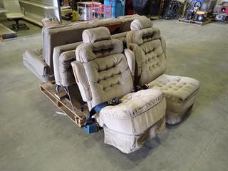 Set of StarCraft Passenger Van Seats  & Couch- Bed w/ Seat Belts.  (SC) 