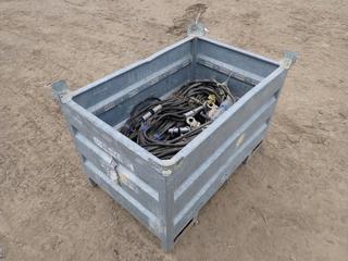 Metal Box of Assorted Lifelines *Note: Lengths Unknown*