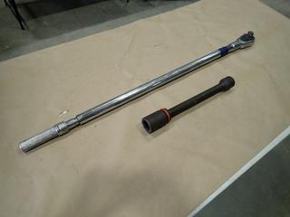 3/4 In. Torque Wrench w/ Extension and 33mm Socket  (C-2)