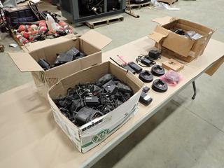 Qty of Assorted Motorola Radius CP200 2-Way Radios, Chargers and Accessories  (S-2-3)