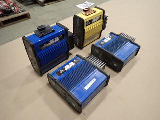 Trimble Model HPB450 Positioning Data Link and (3) Pacific Crest Model PDL4335 Positioning Data Links, 430-450 MHZ  (S-2-3)