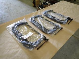 (3) 12 In. Drop Forged C-Clamps  (F-2)