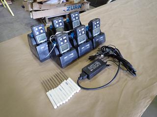 (6) Ventis MX4 Gas Monitors w/ 6-Bank Charger  (F-2)
