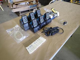 (6) Ventis MX4 Gas Monitors w/ 6-Bank Charger And Rattler T40 Gas Monitor  (F-2)