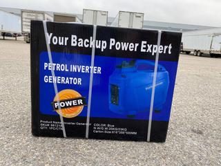 Unused 1.8 Kw Portable Silent Digital Inverter Generator **Located Offsite At 15222 135 Ave, Edmonton Call Chris For More Information 587-340-9961**