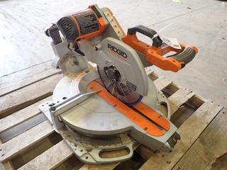Ridgid Model MS1290LZA 120V 12 In. Miter Saw SN U121574058  (R-5-2)