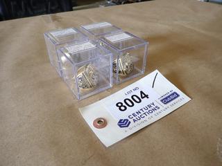 (4) Replica Rings: 1990 Mark Messier Stanley Cup-Edmonton Oilers, 1984 Wayne Gretzky Stanley Cup-Edmonton Oilers, 2010 Sidney Crosby Olympic Gold Medal and 2010 Sidney Crosby Team Canada Olympic Gold Medal
