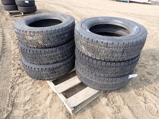 (6) Michelin 245/70R19.5 Tires