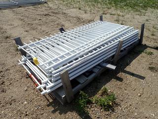 (11) Pieces Of Rail Fence, 8 Ft. X 3 Ft.(H)