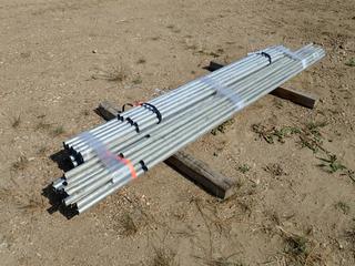 (20) Pieces of  1 3/8 In. X 7 Ft. 10 In. Pipe c/w Extra Pieces Of Pipe
