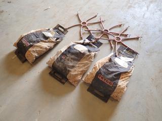 (1) 10-00-20/11R22.5 And (2) 10.0-20/11R22.5 TRYGG Tire Chains