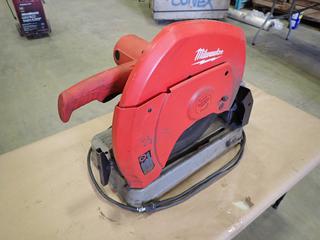 Milwaukee 120V 14 In. Cut Off Machine. SN C77A913311579  (D-2)