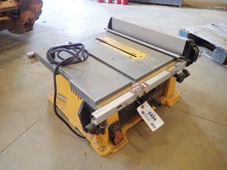 DeWalt DW744 10 In. 120V Table Saw  (N-3-2)