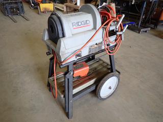 Ridgid Model 1822-IC 13Amp 120V Pipe Threading Machine w/ Foot Pedal. SN EA18505H99  (Z)