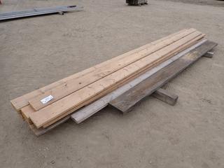 Qty Of Unused 16 Ft. X 6 In. X 2 In. Tongue And Groove Boards  (Row 4)