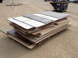 Qty of Assorted Aspenite OSB, Plywood, White Birch and Other Wood Sheets  (NF)