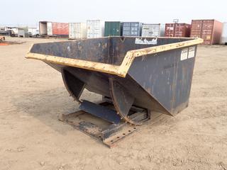 Self Dumping Bin w/ Fork Pockets, 5 Ft. X 5 Ft. X 34 In.  (Row 4)