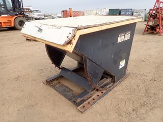 Self Dumping Bin w/ Fork Pockets, 5 Ft. X 5 Ft. X 34 In.  (Row 4)