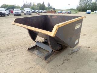 Self Dumping Bin w/ Fork Pockets, 5 Ft. X 5 Ft. X 34 In.  (Row 4)