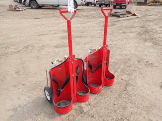 (2) Scott Health & Safety Model 805826.01 Mobile Air Supply Carts, SN 51889 and 51857