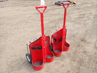 (2) Scott Health & Safety Model 805826.01 Mobile Air Supply Carts, SN 60320 and SN 51859