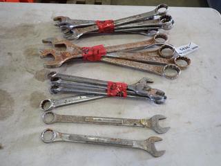 Assorted Wrenches: (6) 1 1/8 In., (2) 1 3/8 In., (2) 1 5/16 In., (4) 1 3/4 In. and  (1) 1 1/2 In.