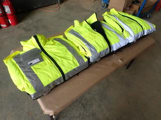 (3) Unused Gerber Outerwear Model Inner Jacket X Warm, Double Lined, High Visibility Jackets, Size XXS/R   (B-2)